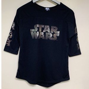 SOLD Girls Star Wars Quarter Length Sleeve Tee